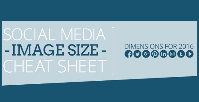 Infographic: Updated Social Media Image Sizes for 2016